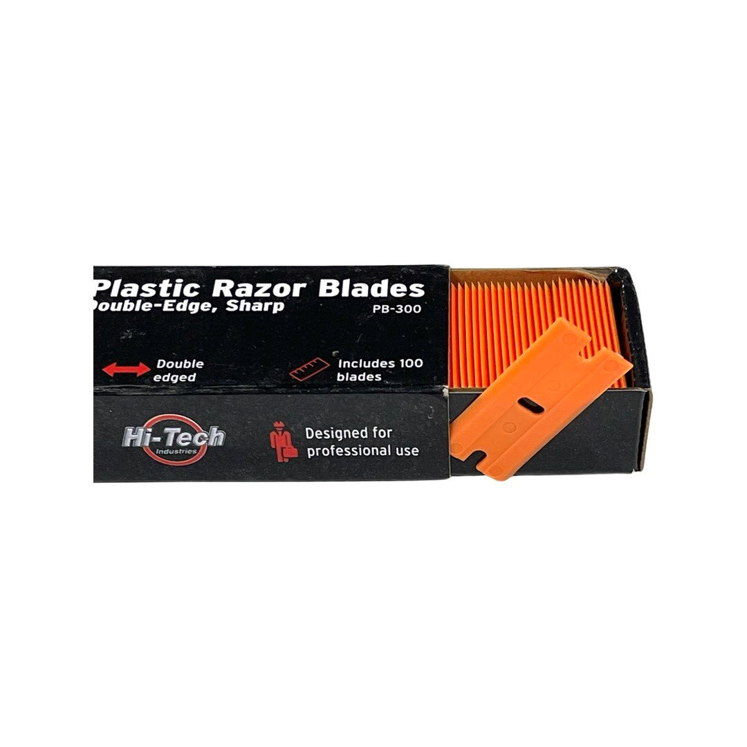 Plastic Double-Edge Razor Blades (100 per box)